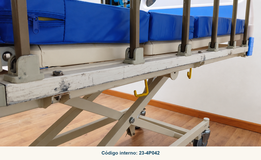 Detalle real de bastidor con desgaste estético, cama 23-4P042