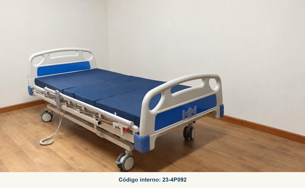 Cama clínica eléctrica 4 posiciones Pro seminueva 23-4P092, fotografía real