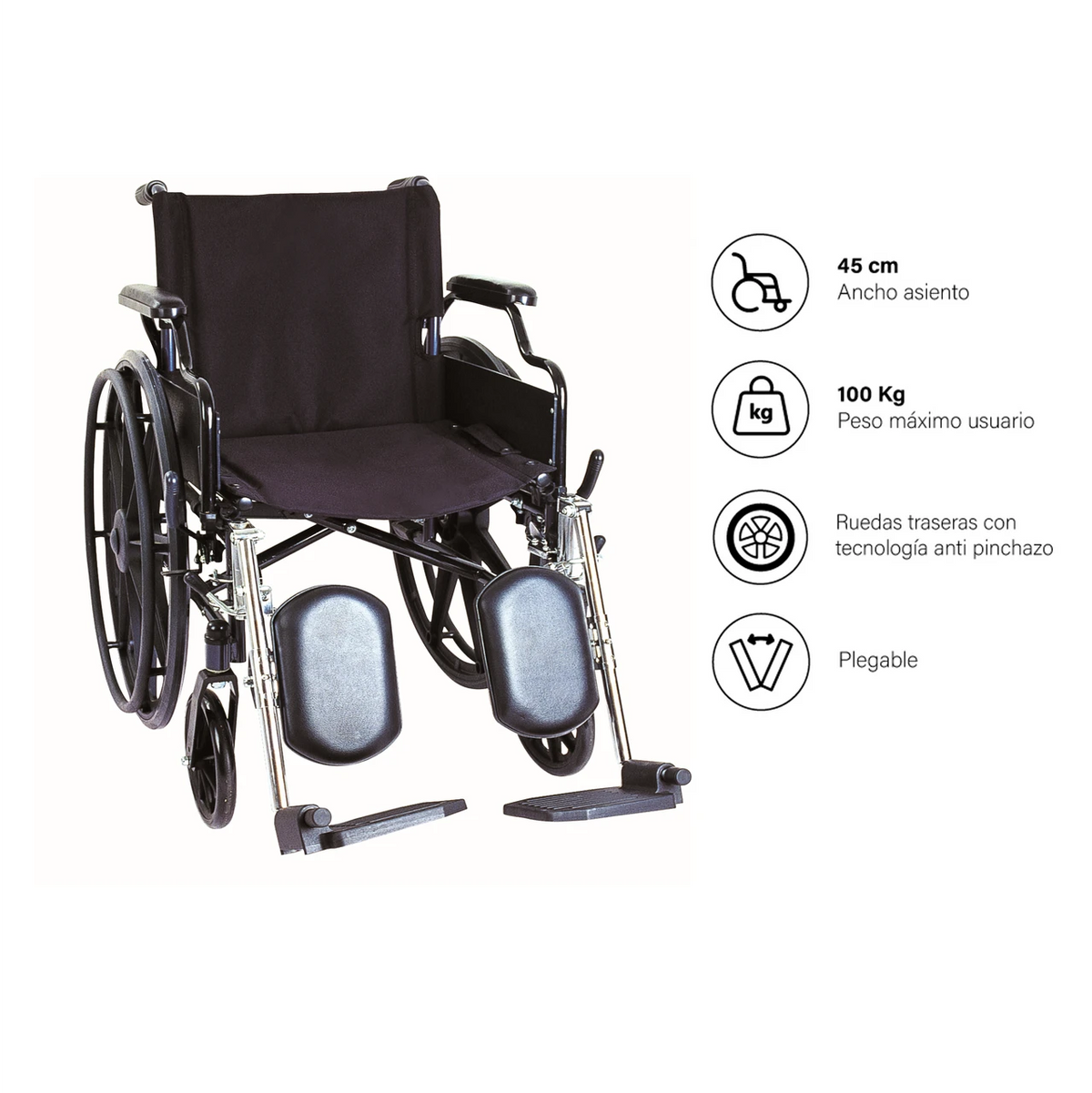 Silla traumatológica detalle 2