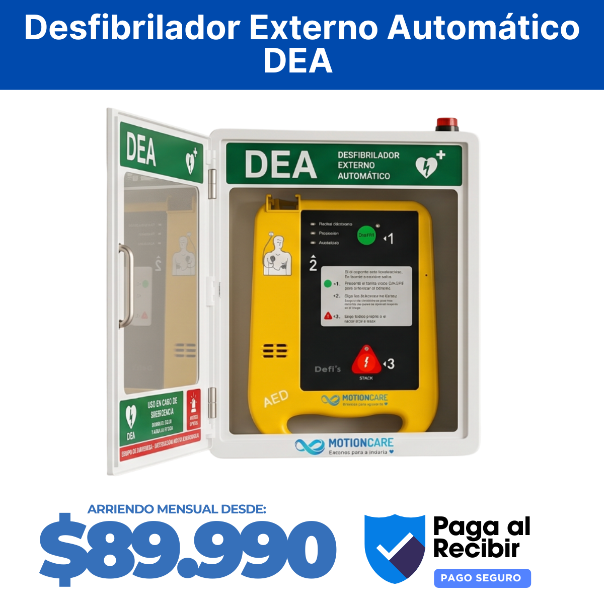 Desfibrilador externo automático AED-7000