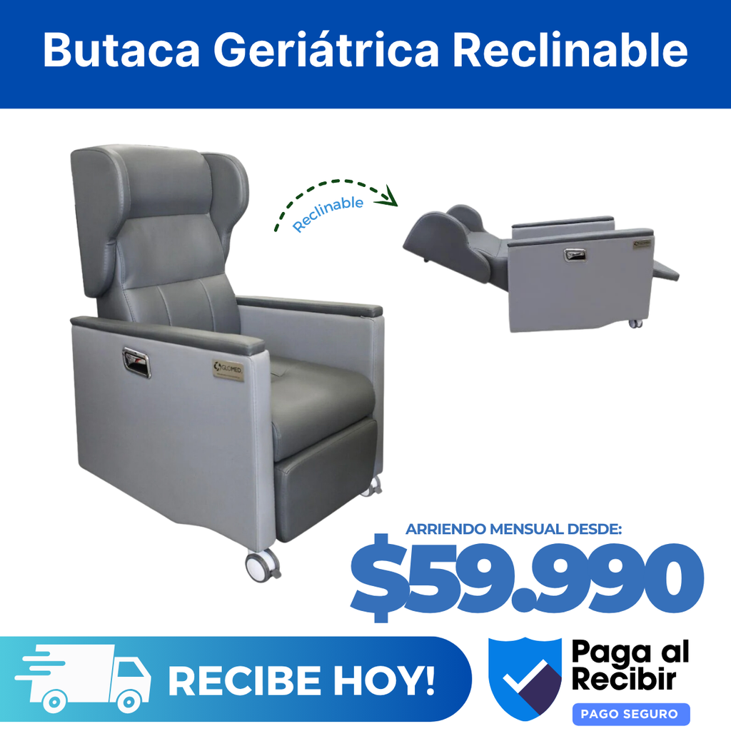 Butaca geriátrica reclinable