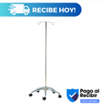 Porta suero con ruedas