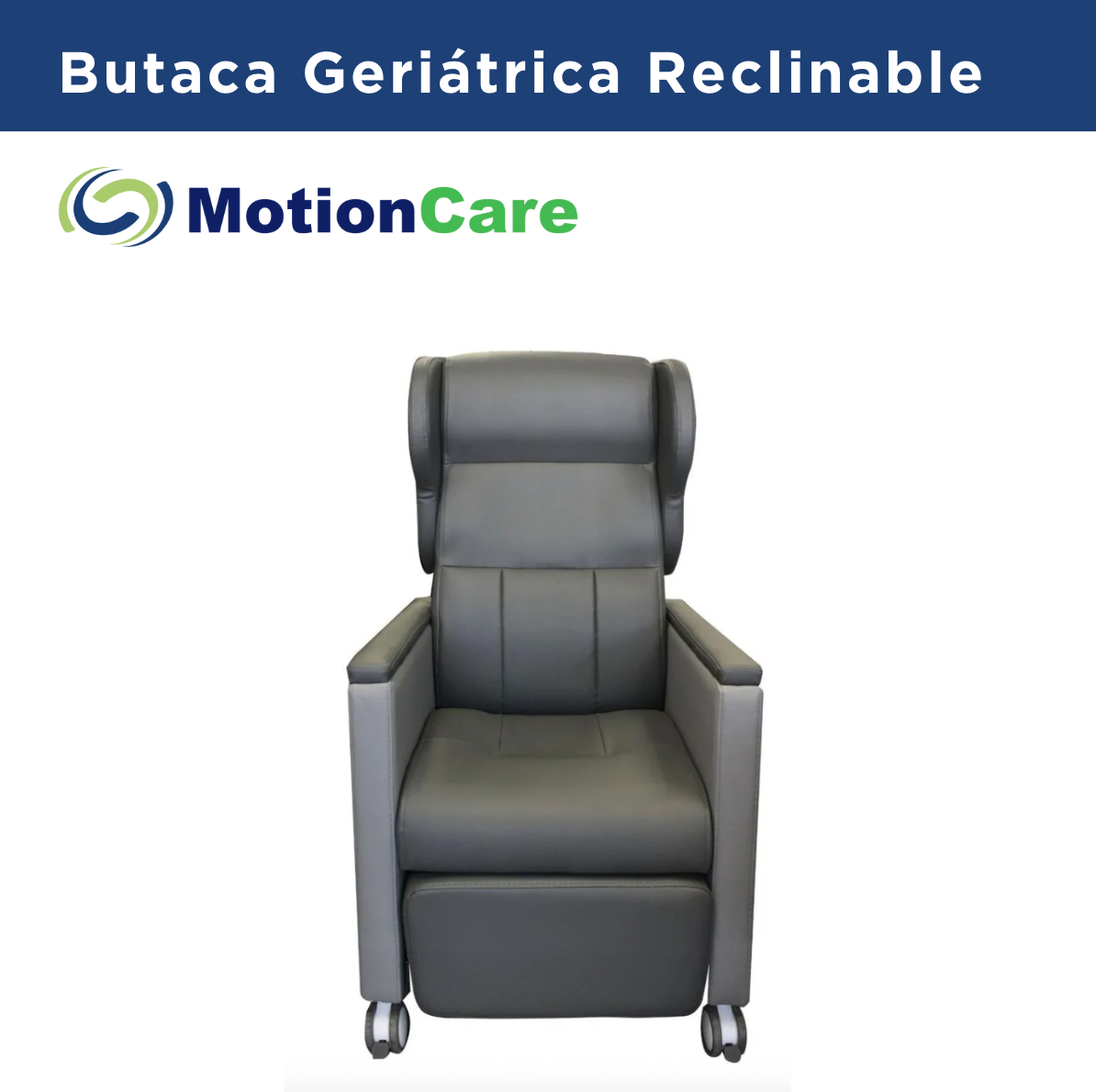 Butaca geriátrica reclinada