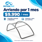 Alza ropa de cama curvo — gráfica ilustrativa original MotionCare; planes y coordinación