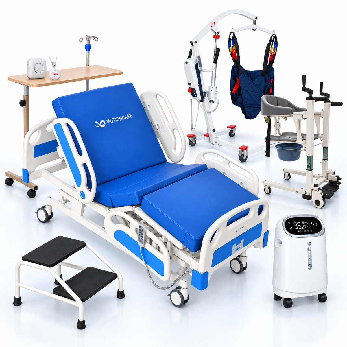 Pack integral Motion Care: equipos incluidos según la descripción. Imagen ilustrativa.
