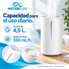 Tanque de 4,5 L y salida nominal de 350 mL/h del Xiaomi Smart Humidifier 2.