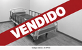 Cama Outlet V03 vendida: fotografía en blanco y negro con franja roja VENDIDO.