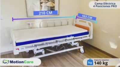 Video comercial cama clínica eléctrica 4 posiciones Pro
